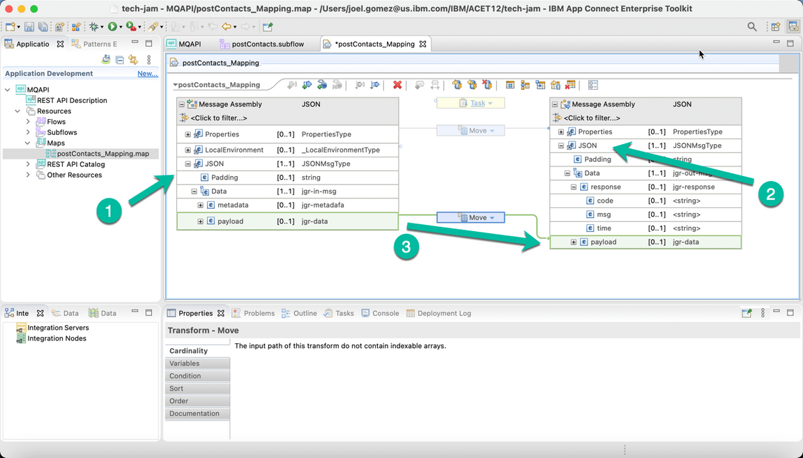 ACE Toolkit REST API with MQ Step 14