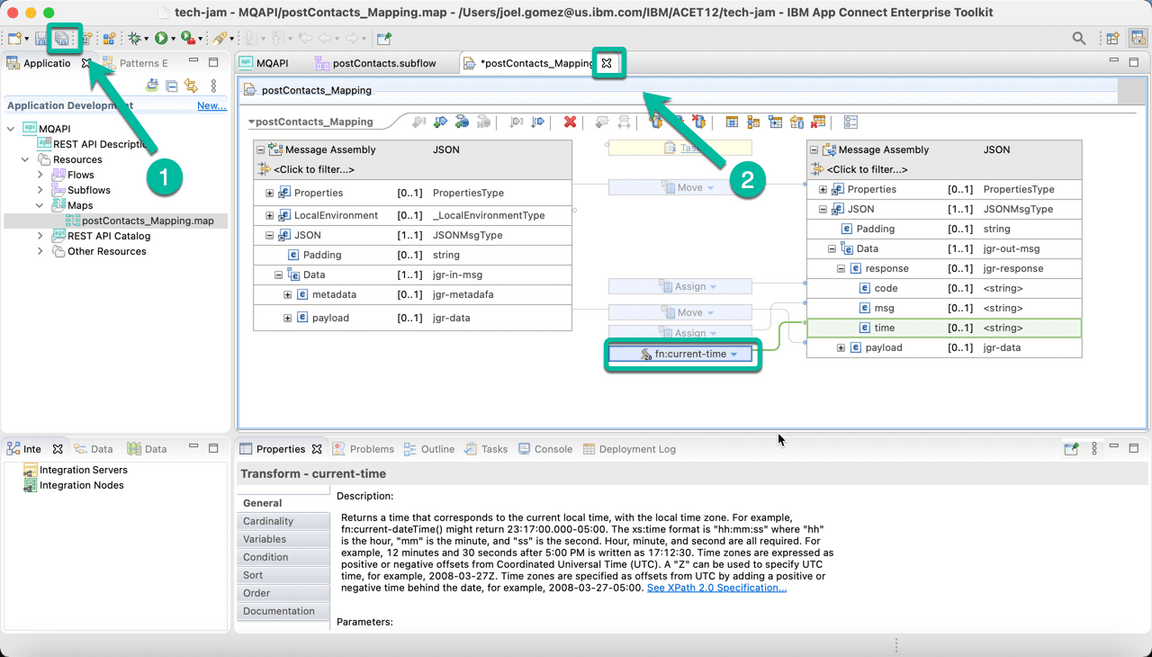 ACE Toolkit REST API with MQ Step 19