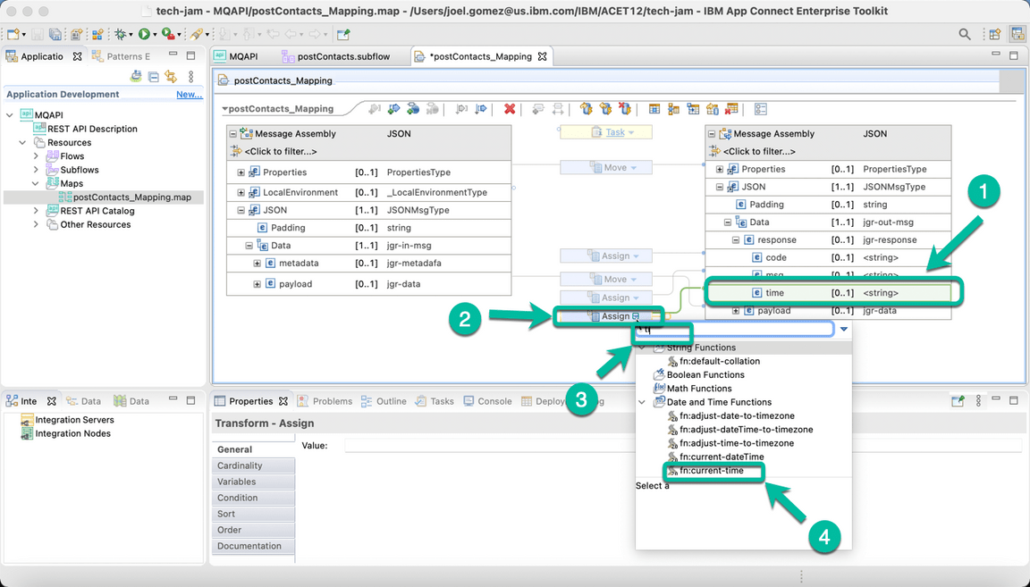 ACE Toolkit REST API with MQ Step 18