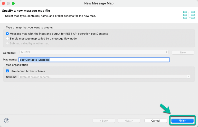 ACE Toolkit REST API with MQ Step 13