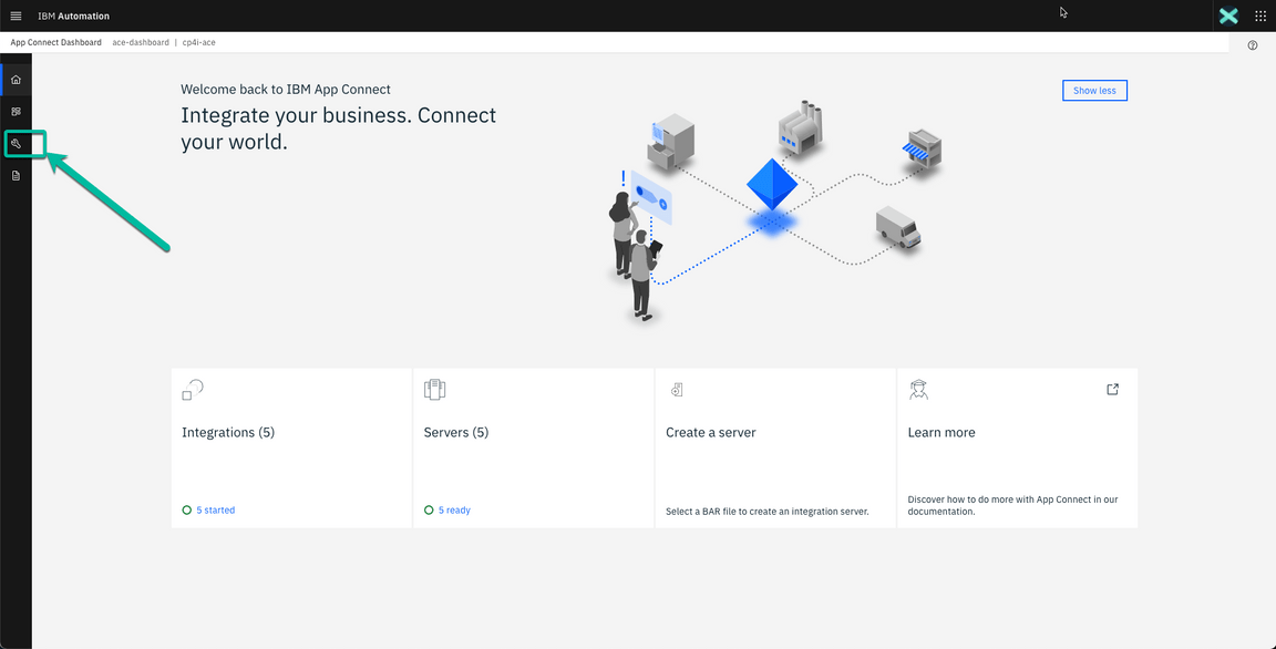 ACE Toolkit integration with ES Configuration Step 20