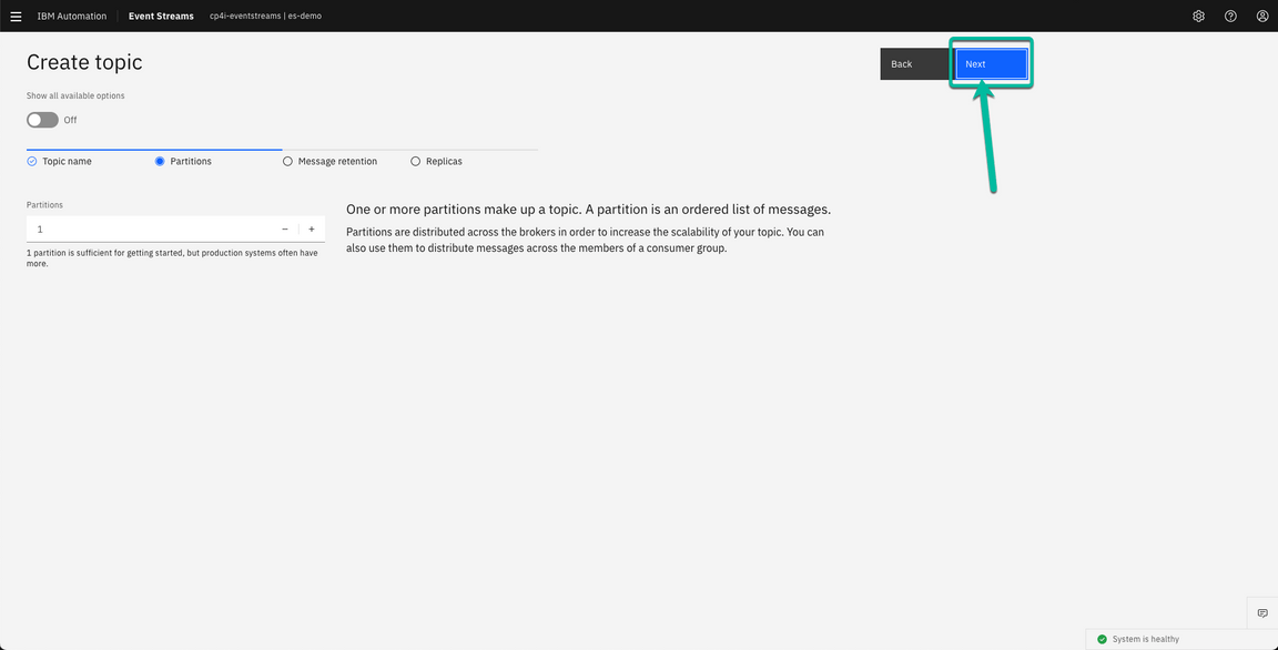 ACE Toolkit integration with ES Configuration Step 4