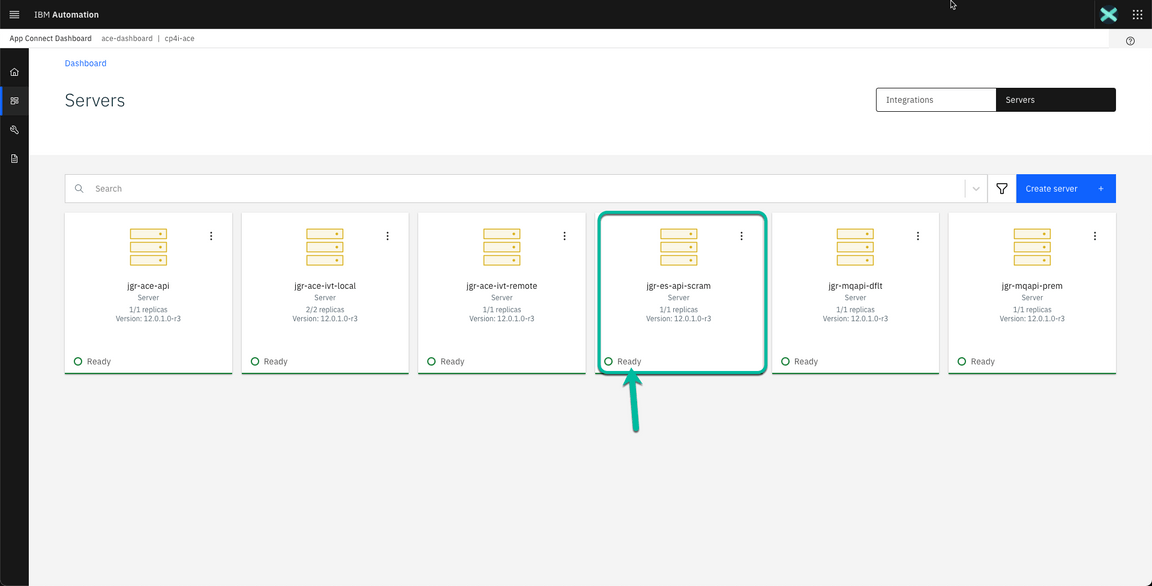 ACE Toolkit integration with ES Configuration Step 42