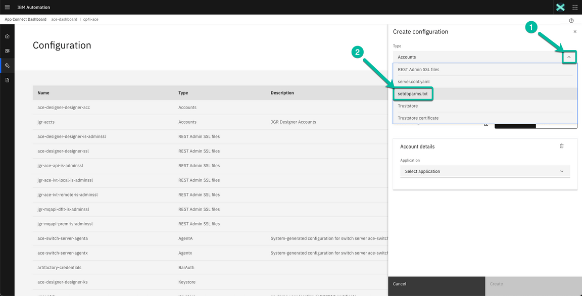 ACE Toolkit integration with ES Configuration Step 26