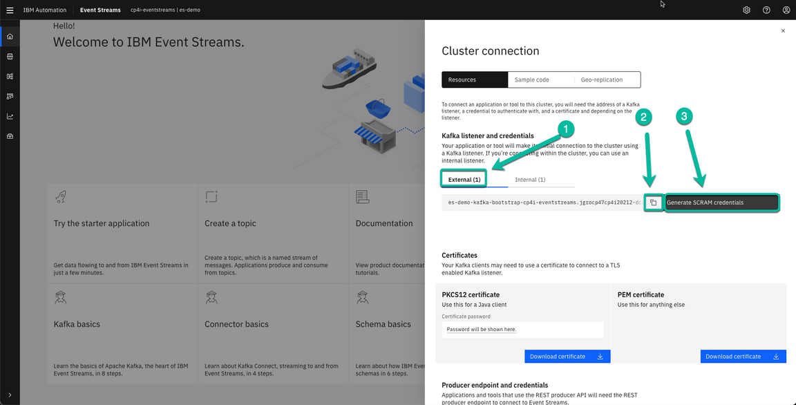 ACE Toolkit integration with ES Configuration Step 9