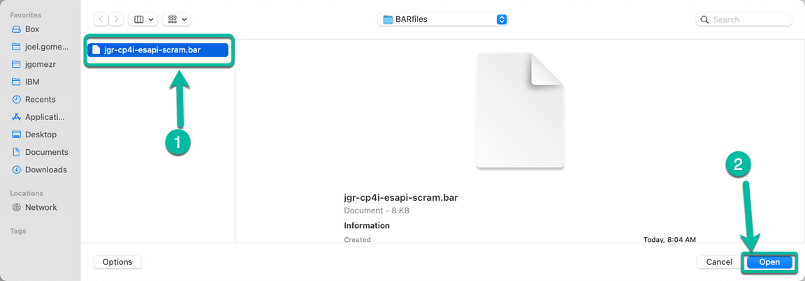 ACE Toolkit integration with ES Configuration Step 33